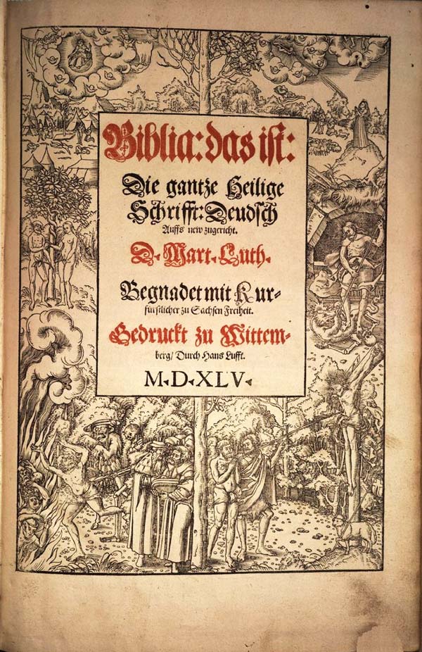 Martin Luther Übersetzung 1545